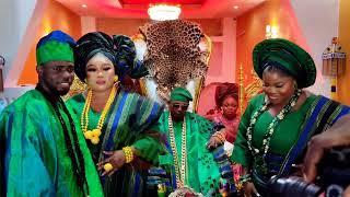 Kabiesi Oba Oniba Ekun Celebrate With Steeze High Fashion Style and Glamour @His Daughter's Wedding