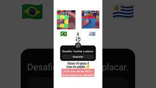 Quero ver quem é bom de palpite. Brasil x Uruguai no Cubo Mágico #copaamerica