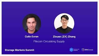 Filecoin Circulating Supply: Mechanisms and Scenarios - Colin Evran, ZX Zhang