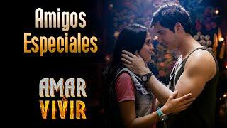 Amigos Especiales - Amar y Vivir  Canción oficial - Letra | Caracol TV