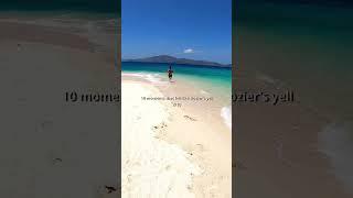 Sandbars make me want to run!! Some magical island in Coron with Tao expedition 