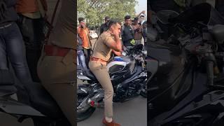 BMW S1000RR real singham #s1000rr #police #viralvideo #trending #fire #motovlog #rider #thefighter