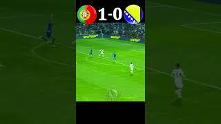 Portugal vs Bosnia Herzegovina 5-0 EURO 2024 qualifiers highlights #football #cr7 #ronaldo