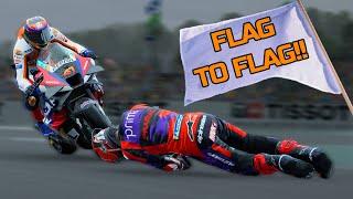 FLAG TO FLAG CHAOS in my Career Mode Race!! - MotoGP 24