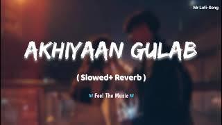 Akhiyaan Gulab | { Slowed+Reverb } | Mitraz | Teri Baton Me Aisa Uljha Jiya | Mr Lofi-Song ️