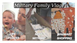 Day in the Life of a Military Family: Morning Routine, Baby Prep & Walmart Haul! | Vlog 121