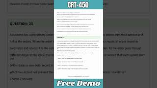 CRT-450 Certification Exam Dumps - Up-to-date and Absolutely free