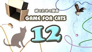 【猫用動画MIX12】ネズミ・ひも・箱・鳥30分 GAME FOR CATS 12