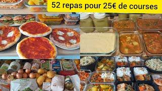 Batch-cookingManger une semaine à _10€/défi mois difficile, étudiant à 0.50€ le repas