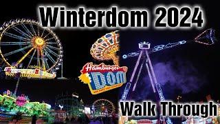 Hamburger Dom | Vollständiger Rundgang über den Winterdom 2024 | [Walk Through]