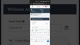 AB Portal Wellness Activity Reporting Process