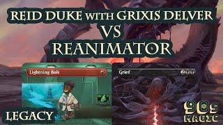 Reid Duke Grixis Delver vs Dimir Reanimator [MTG Legacy]