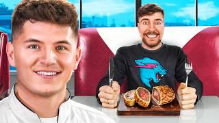 Turning MrBeast Burger Into A Beef Wellington (ft. MrBeast)