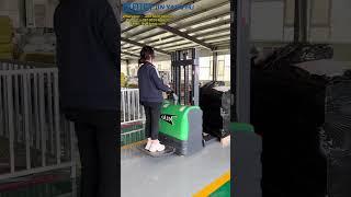 JIN YANG HU Warehouse Automatic Stacker Operated Stackers Hydraulic Full-Electric Forklift
