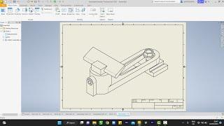 Autodesk inventor tutorial : Parts, Assembly, presentation, section and sketch