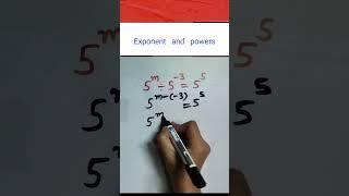 Exponent and powers#maths #mathstricks #mathproblem #mathematics #mathshorts #find #how #solve .