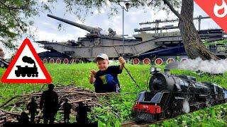 Military trains. Trains and military equipment during the Great Patriotic War