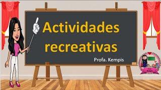 Actividades recreativas