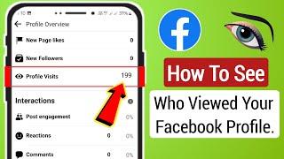 (NEW UPDATE) How To See Who Viewed Your Facebook Profile - Proof 2024!!