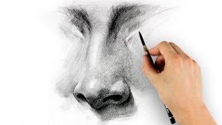 How to Draw a Nose - Step by Step