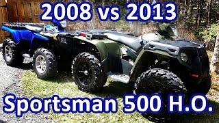 2013 Polaris Sportsman 500 HO & 2008 Sportsman 500 trail ride and mudding