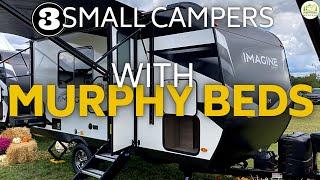 3 Small Camper Trailers with Murphy Beds