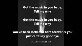 Apocalypse - Cigarettes After Sex (LYRICS)