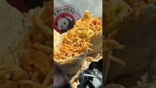 Panda express burrito?! #pandaexpress #burrito #orangechicken #chinesefood #foodreview #foodie