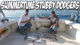 A Young Lake Michigan Charter Captains Unconventional Summertime Stubby Dodger Program