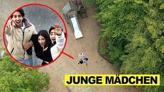 DROHNE überwacht JUNGE und MÄDCHEN in REAL LIFE um 3 UHR mittags !!