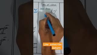 Types of strain: Shear strain #physics #class9 #viral