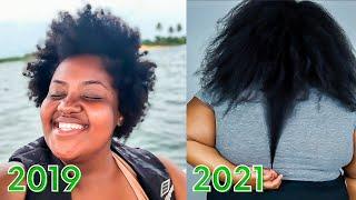 I GREW WAIST LENGTH "NATURAL HAIR" IN TWO YEARS! | How to GROW Long Type 4 Hair FAST + Length Check