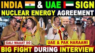 INDIA & UAE SIGH NUCLEAR ENERGY PACT | 24 BILLION DOLLAR NUCLEAR PLANT | FIGHT DURING INTERVIEW