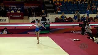 VISSER Naomi (NED) - 2018 Artistic Worlds, Doha (QAT) - Qualifications Floor Exercise