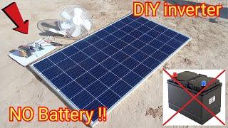 How to Make Solar Inverter Without Battery / DIY Inverter