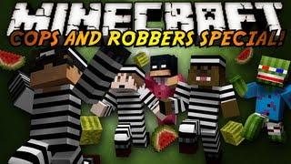 Minecraft Mini-Game : COPS N ROBBERS! (WATERMELON MASSACRE!)