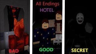 Hotel - All Endings (UPDATED) - Roblox