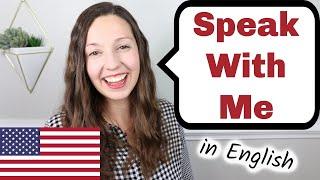 Speak With Me: English Speaking Practice