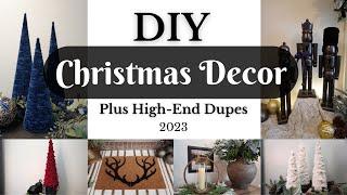 DIY CHRISTMAS DECOR 2023|| High-End Dupes from Pottery Barn, Arhaus, Amazon and More