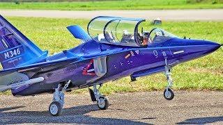 XXL ALENIA AERMACCHI M-346 PROTOTYPE RC TURBINE JET | JET POWER 2018