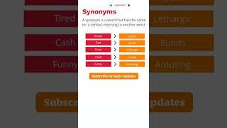 Synonyms #synonyms #english #englishgrammar #words