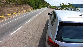 Amazing View Car Driving POV Experience Danube Romania