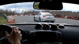 Twin Turbo 370Z VS. 370Z NISMO | Track Battle & Hot Lap | Tor Modlin