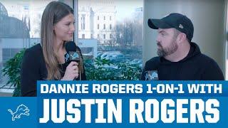 Dannie Rogers 1-on-1 with Justin Rogers | Detroit Lions