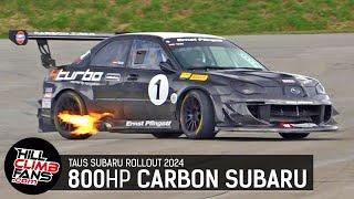 800hp Full Carbon Subaru Impreza HillClimb Monster | Taus Rollout 2024 