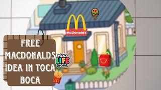 Free McDonald's idea!!  in Toca Boca