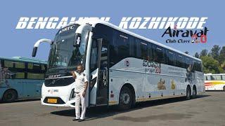 BANGALORE to KOZHIKODE | Taking Airavat 2.0 to Kerala - Volvo 9600 Skilled Driving in Wayanad Ghat