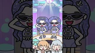 Nerd twins become famous idols#tocaboca #tocalifeworld #shorts