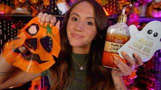 ASMR / The Pumpkin Spa & Skincare  (layered sounds, personal attention, fall facial)