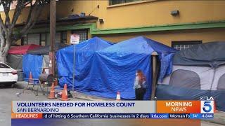 Volunteers needed for homeless count in San Bernardino